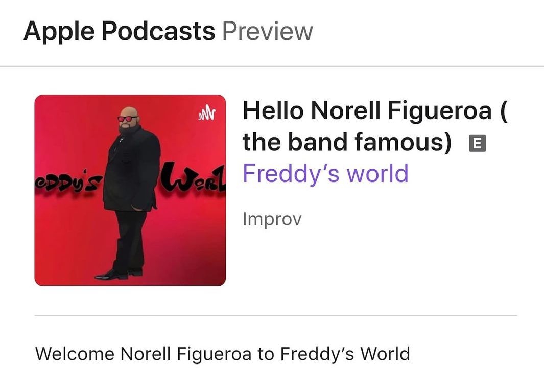 Hello Norell Figueroa (the band famous)